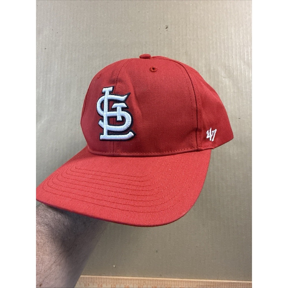 St Louis Cardinals Hat Adjustable Red '47 Clean Up MLB Baseball Hat